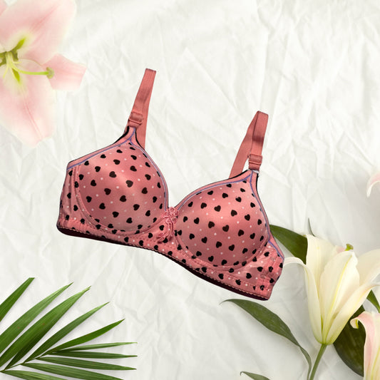 Dot Printed Paded Reguler use Bra