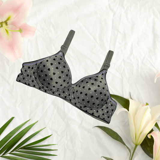 Dot Printed Paded Reguler use Bra